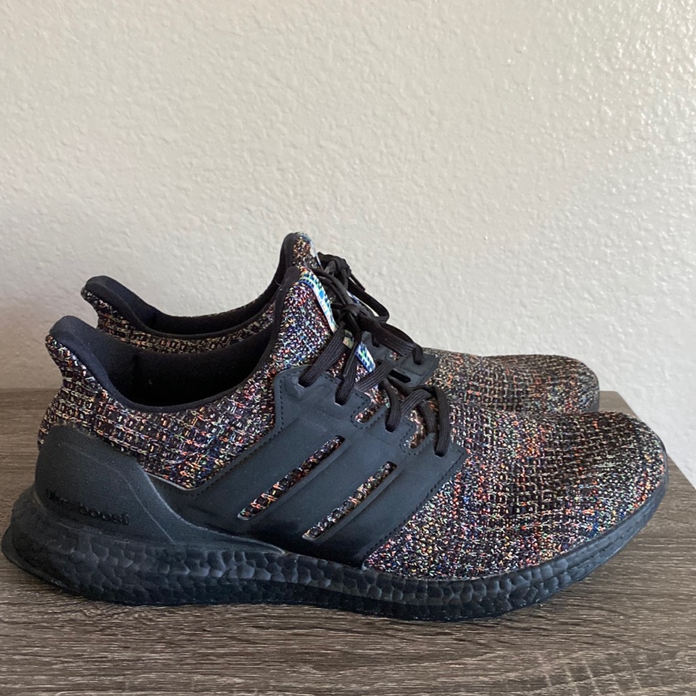 Adidas Ultra Boost 3.0 black and multicolor